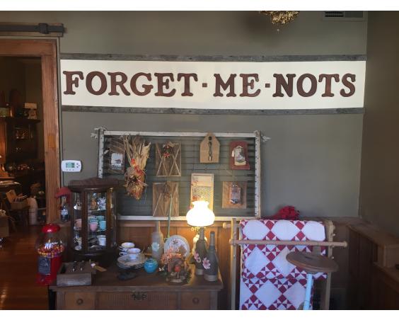 Forget Me Nots sign