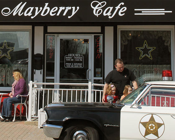 Mayberry Cafe | Exterior with car