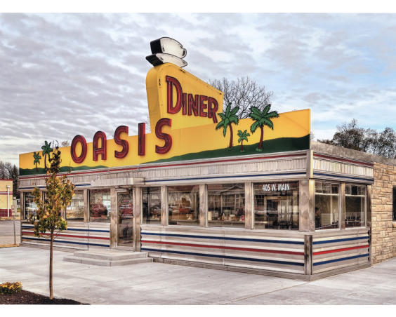 Oasis Diner Facade