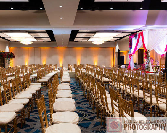 Wedding Ceremony Seating at Embassy Suites Plainfield Indiana