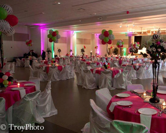 Wedding Reception Set Up at Hendricks County 4-H Fairgrounds