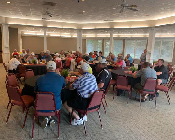 Banquet Room With Golfers - Prestwick Country Club
