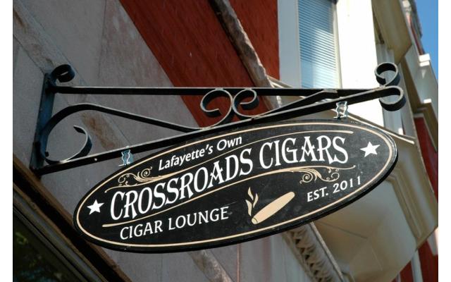 Crossroads Cigar Sign