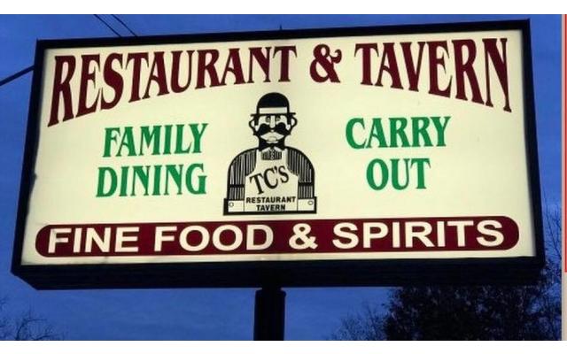 TCs Restaurant Sign