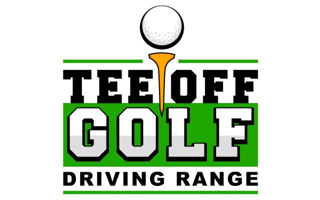 Tee Off Golf Driving Range Logo