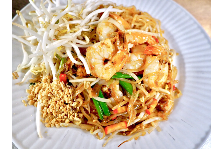 Pad Thai with shrimp