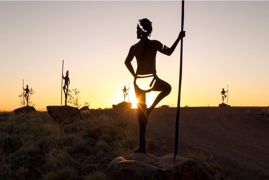 Sculptures in the Outback