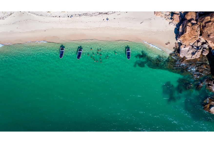 Discover untouched paradise on a pristine Kimberley island beach.