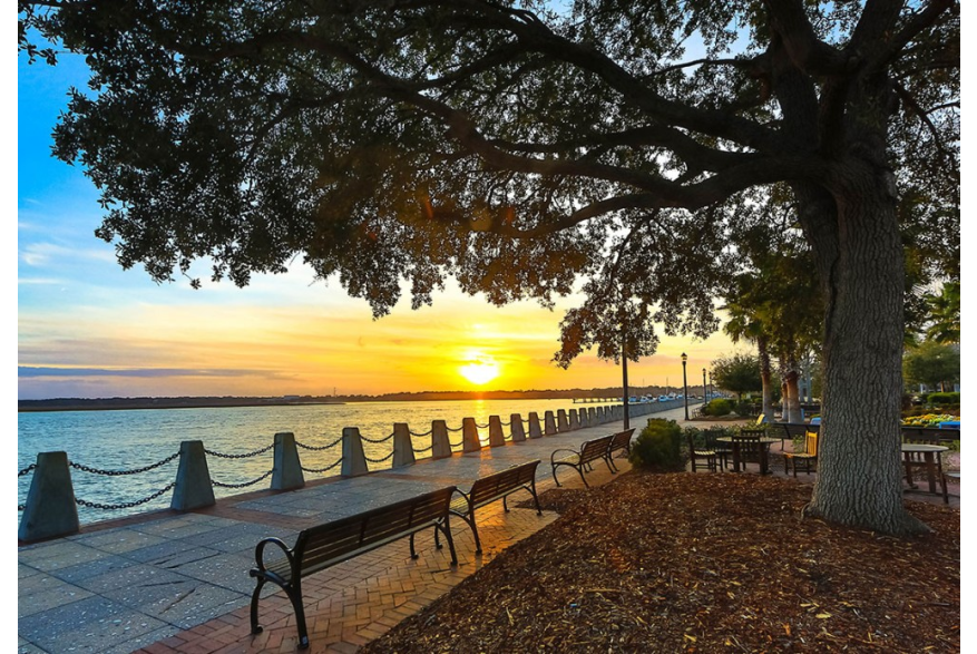 Sunset at the park