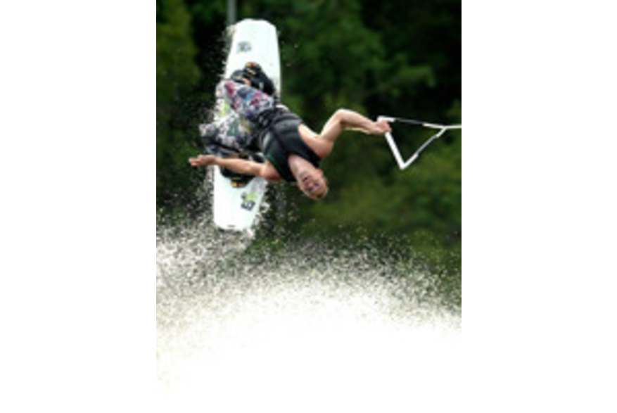 Wakeboard on The Neches