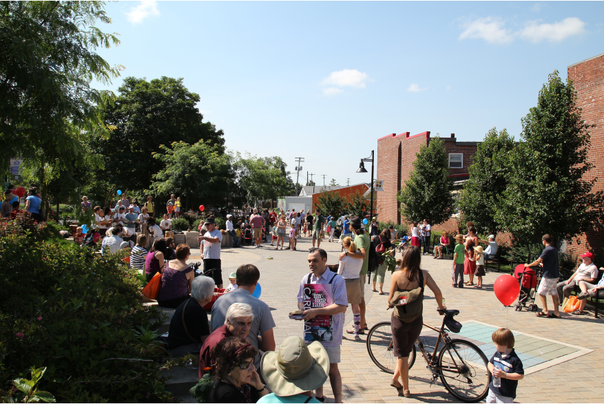 Farmers' Market/B-line festivities