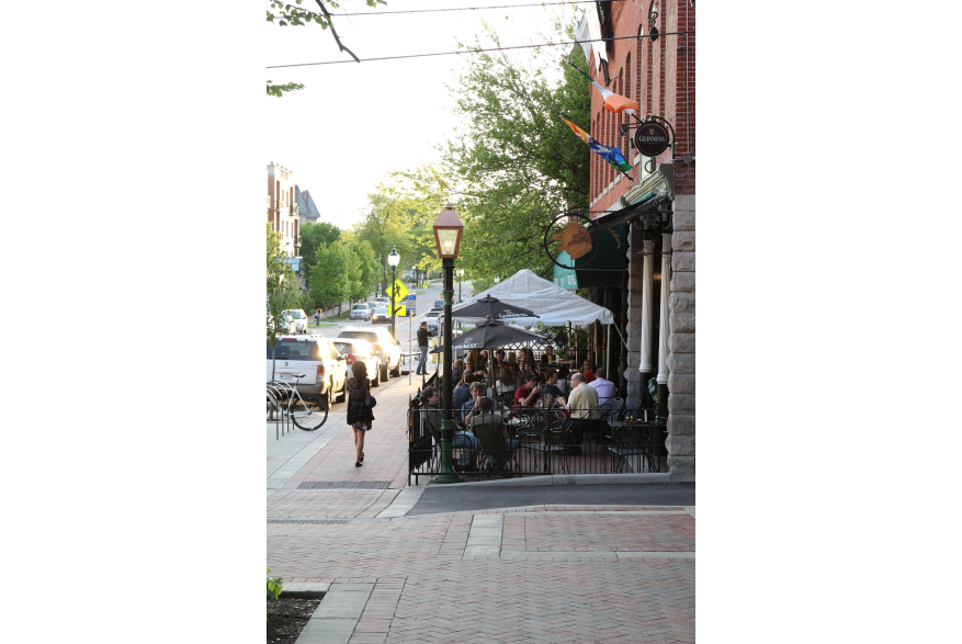 Patio Dining on Kirkwood Ave.