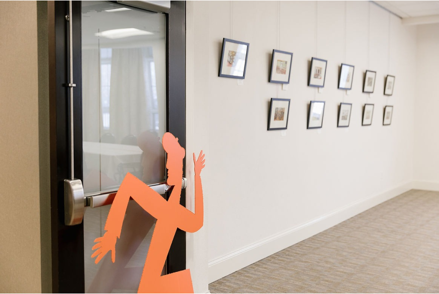 art hanging on a wall