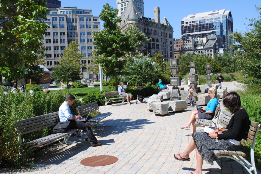 The Greenway, an urban oasis