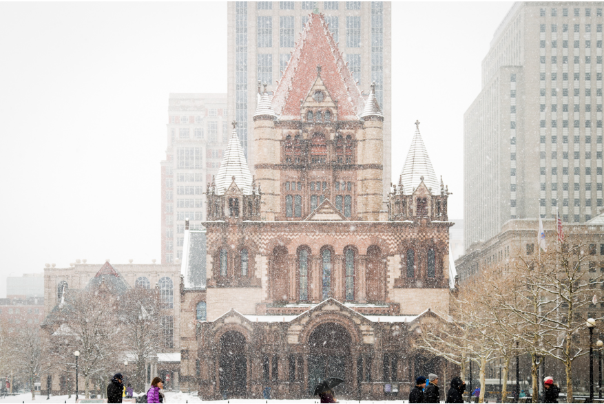 Trinity Church in Snow