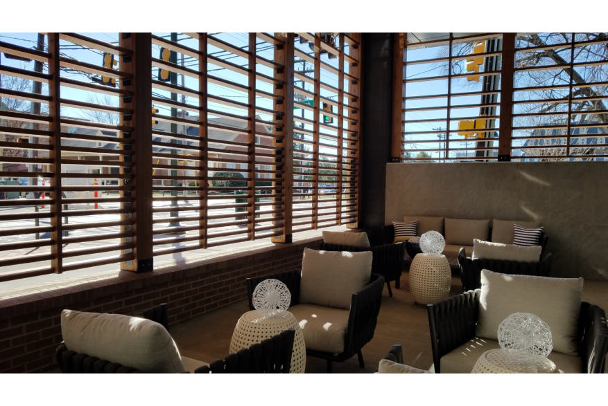 AC Hotel Outside sitting area