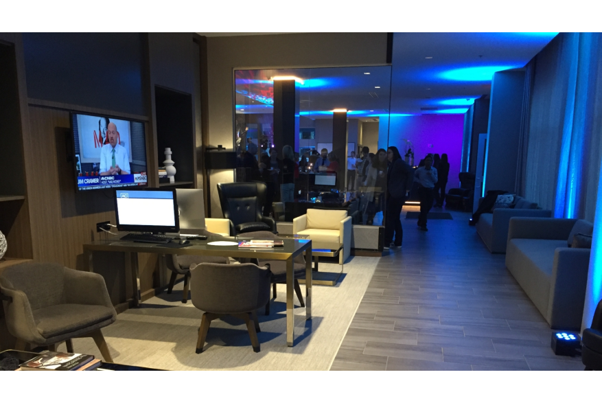 AC Hotel Business Center + Lounge Area