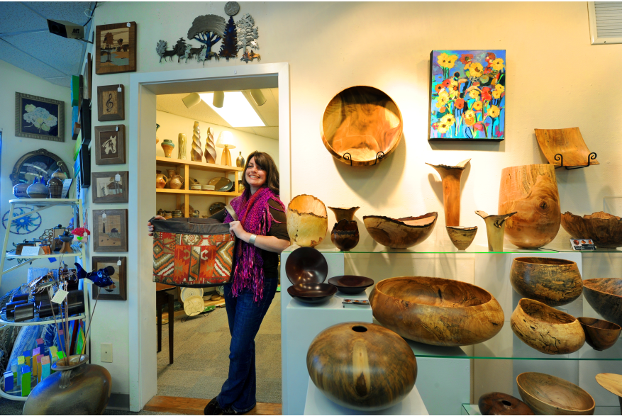 North Carolina Crafts Gallery, Sara Gress in Carrboro.JPG