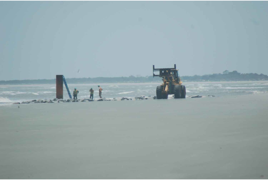 6/11 Folly Beach County Park Shore Stabilization