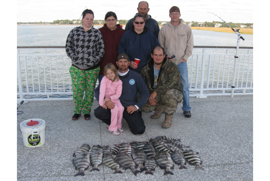 Huge Sheepshead Were Biting!
