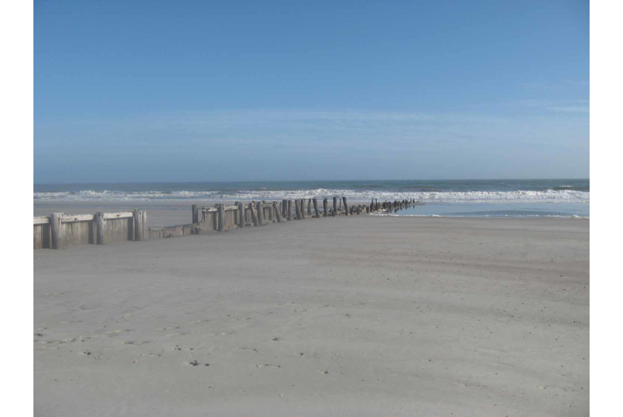 Erosion at Folly Beach County Park