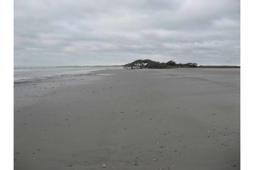 Erosion at Folly Beach County Park