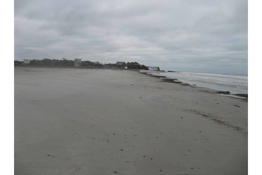 Erosion at Folly Beach County Park