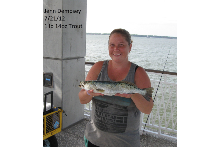 Jenn Dempsey and Sea Trout