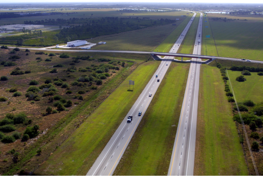 Aerial I75 Airport Road Overpass