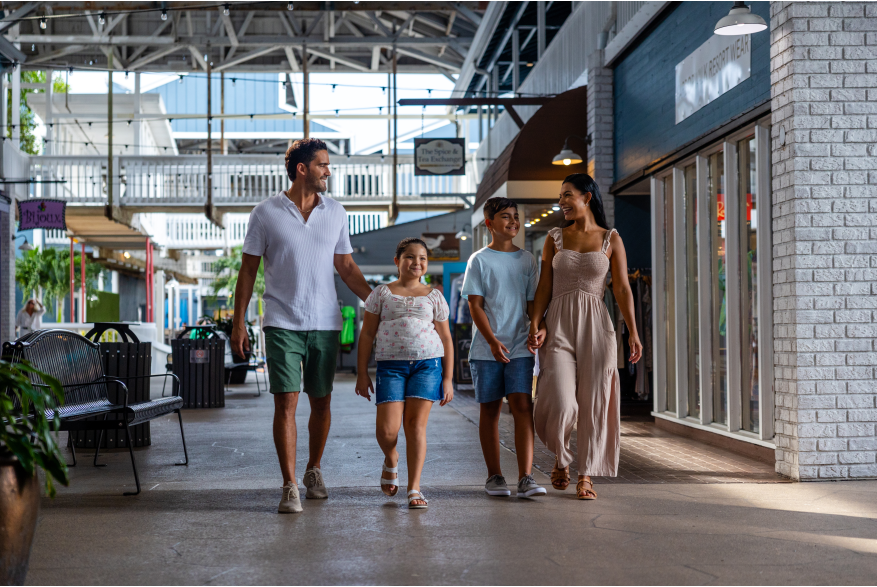 Family at Fishermen's VIllage