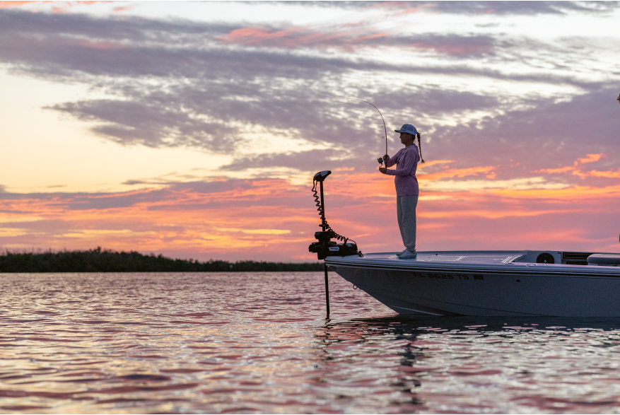 Sunrise fishing on Charlotte Harbor.