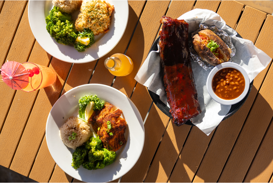 Dinner Entrée at Lighthouse Grill & Tiki Bar