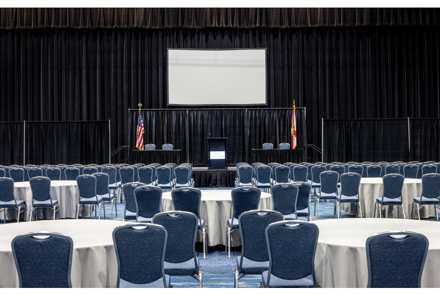 Charlotte Harbor Event & Conference Center Theater Setup