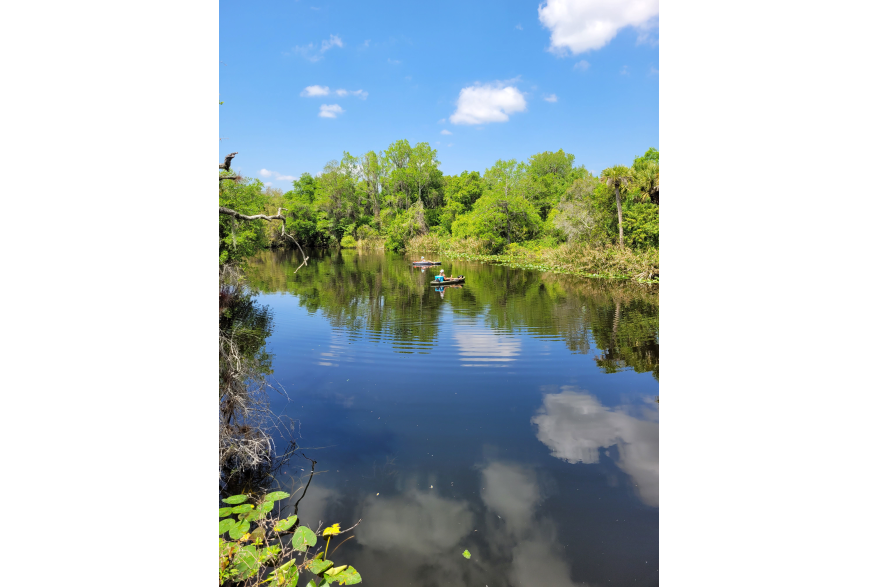 Kayakers on Shell Creek in Punta Gorda/Englewood Beach