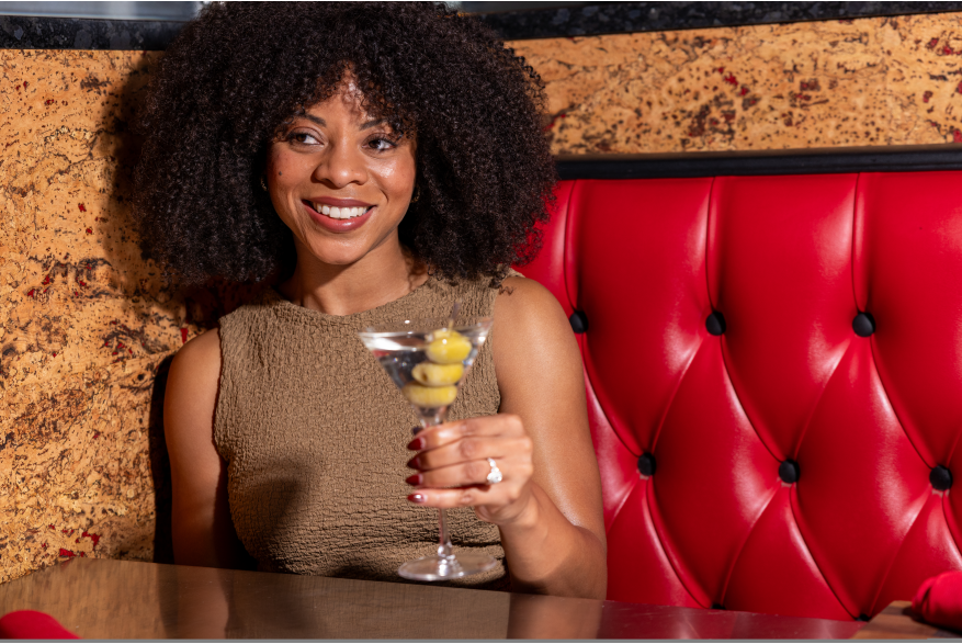 Martini at Prime Serious Steak