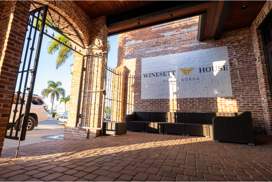 Exterior Entrance to Winesett House