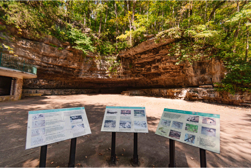 dunbar cave state park cave opening
