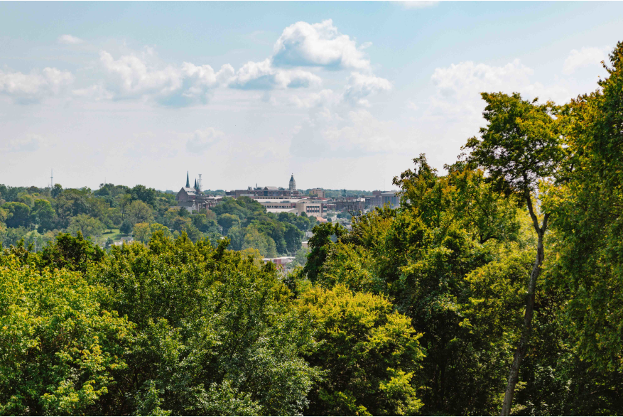 Scenic view of downtown Clarksville