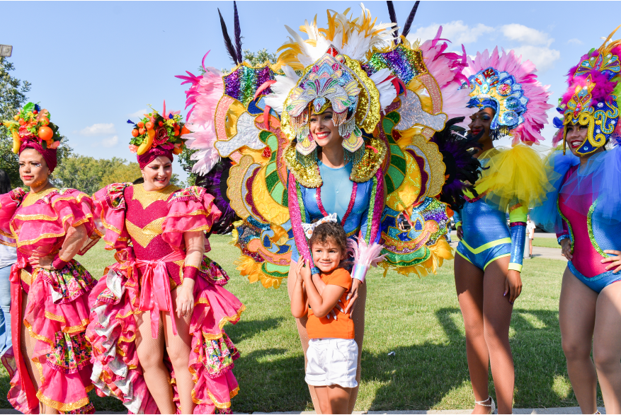 Performers at the Clarksville Hispanic Heritage Festival