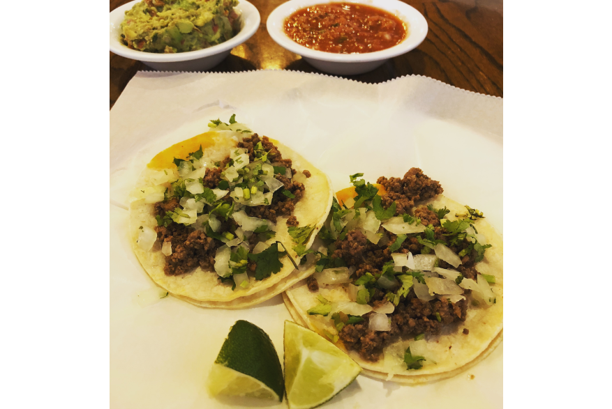 street tacos at La Casa Taqueria