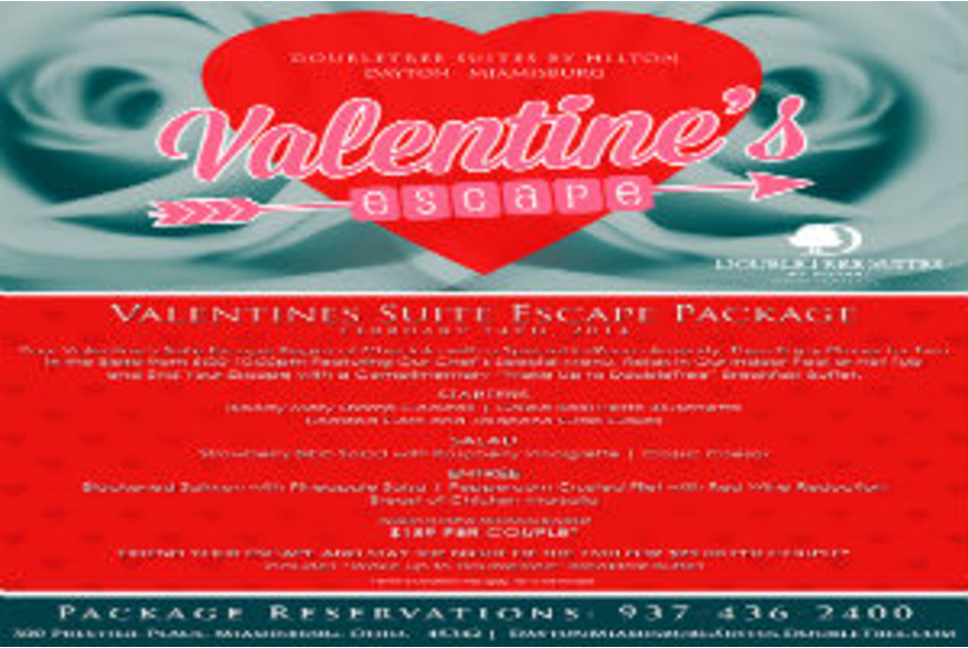 Doubletree Dayton 1 - Miamisburg Valetine's Day Package 2014