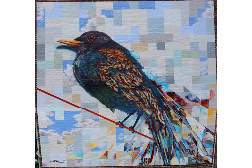 Allentown Mural - 'Bird on a Wire (2017)'