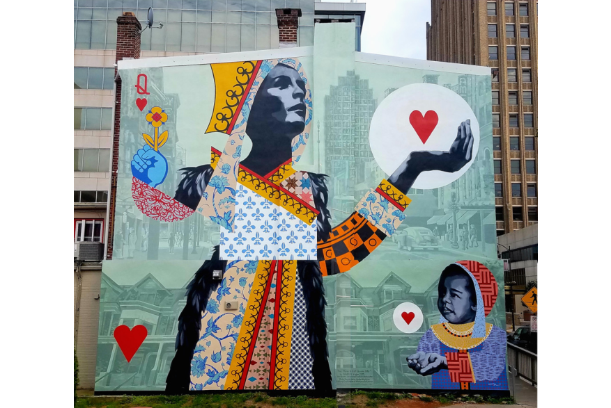 Allentown Mural - 'The Heart of Queen City (2019)'