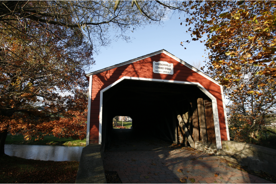 Kreidersville Covered Bridge, Allen Township, Lehigh Valley