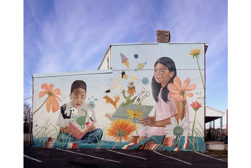 Allentown Mural - 'Reading is a Portal (2020)'