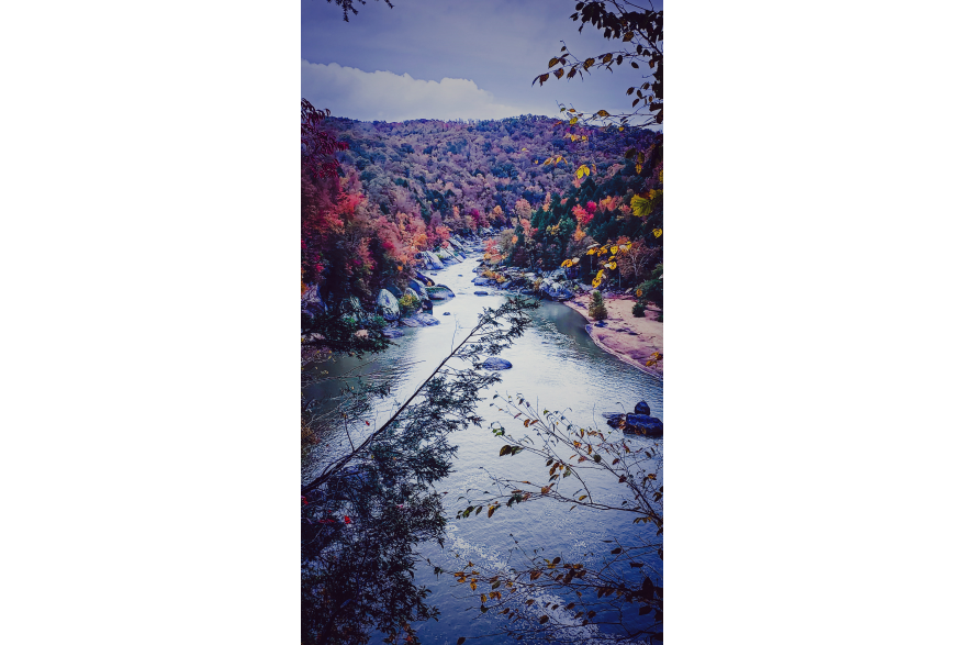 Wrapped in Fall (Cumberland Falls) by Jennifer Basham