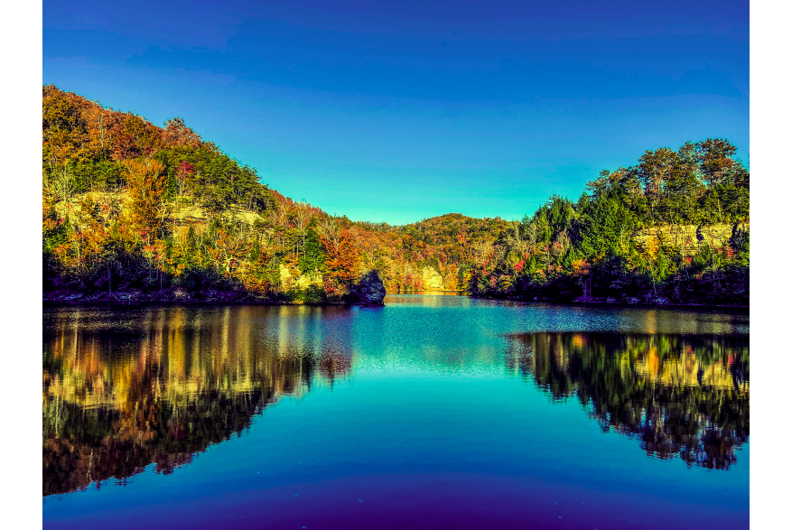 Seeing Double (Paintsville Lake) by Lydia Phipps