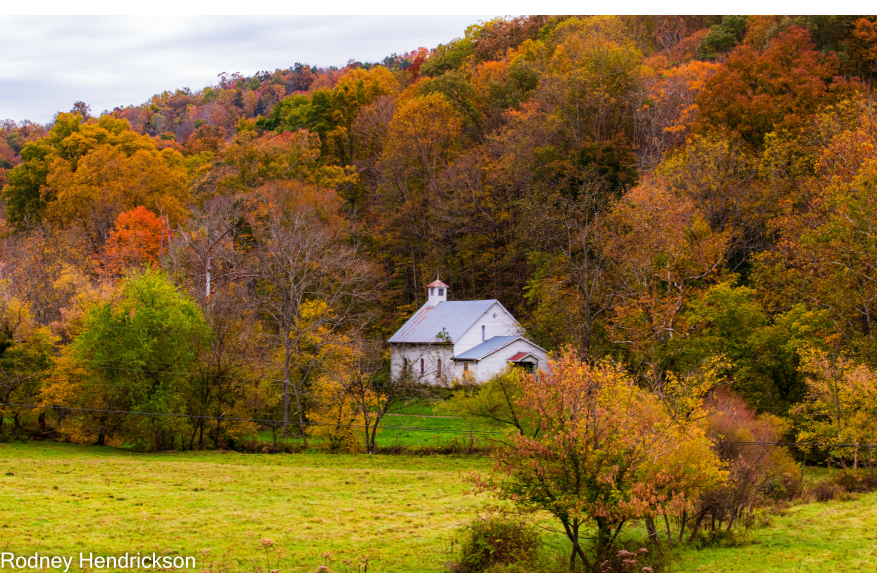 Natural World Category Winner - Little White Church in the Valley by Rodney Hendrickson