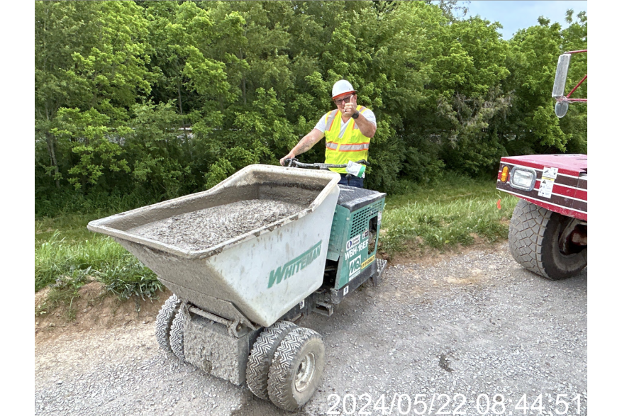A construction worker for the Buffalo Connector