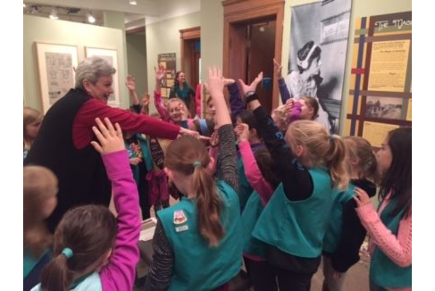 Girl Scout Visit to MMG